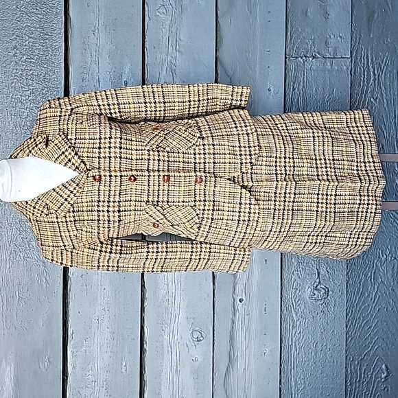 PENDLETON Vintage 1970 Plaid Wool PC Skirt Suit Blazer Jacket